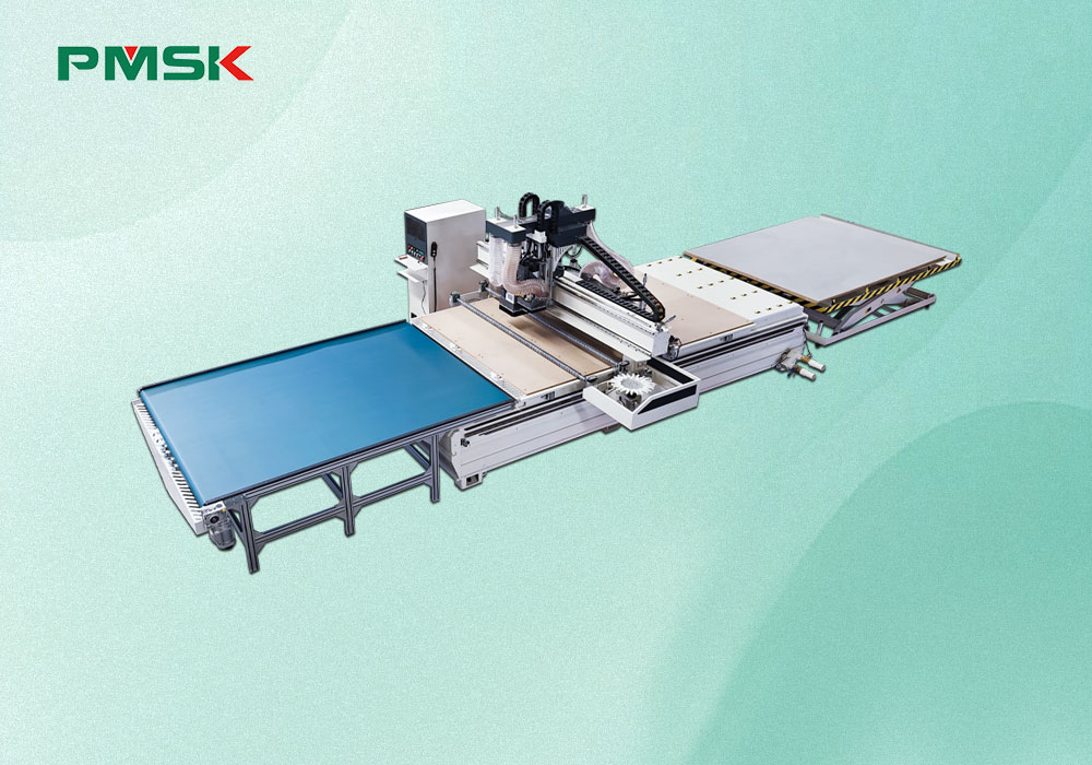 CNC-Schneidemaschine mit automatischer Etiketti...