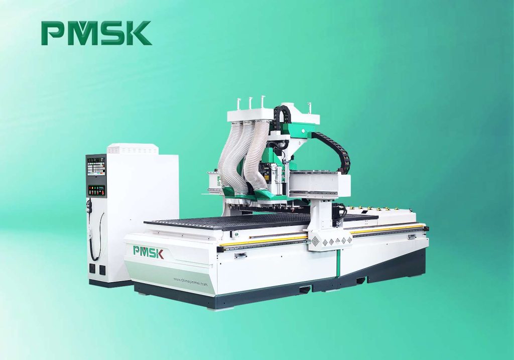 High-efficient automatic tool changing cnc nest...