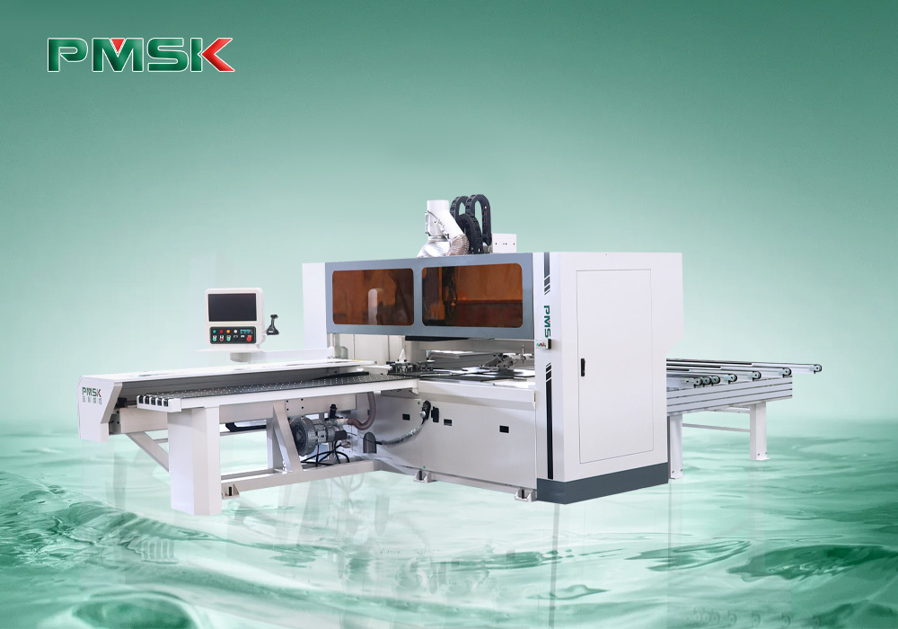 Automatic tool-changer six-sided drilling machi...